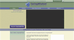 Desktop Screenshot of caringwisdom.com