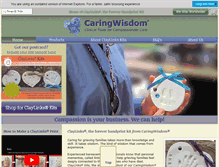 Tablet Screenshot of caringwisdom.com